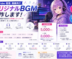 雰囲気に合ったオリジナルBGMを制作します イメージ1