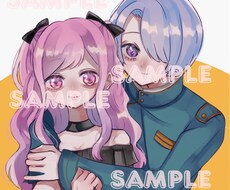 7日以内納品☆夢絵、カップルイラスト制作いたします イメージ1