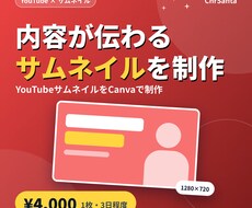 YouTubeのサムネイル画像を制作します イメージ1