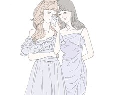 ガーリーなアイコン・イラストを作成します ガーリーな女の子のイラストが得意です!