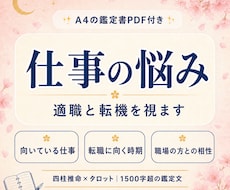 仕事の悩み|適職と転機を視ます イメージ1