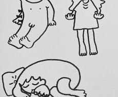 可愛くて面白いイラスト描きます ねこ、女の子、うさぎなどキャッチーなモチーフを描きます