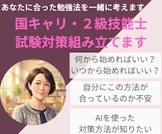 キャリコン資格、あなたに合った対策一緒に組立てます 国キャリ・2級技能士　初受験もリベンジも対応します