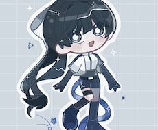 可愛いミニキャライラスト描きます 画像の絵柄で描かせていただきます！