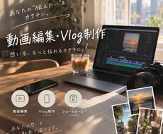 YouTube・Vlog等、目的別に制作します イメージ1