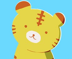 Twitterなどで使える！動物アイコンを描きます ポップでカラフルな親しみやすいアイコン