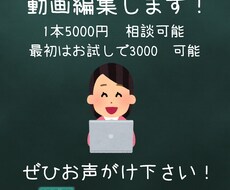 動画編集します イメージ1