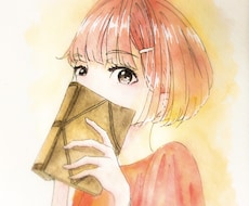 水彩のSNS用アイコンイラストを制作いたします イメージ1