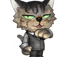 愛猫をモデルにオリジナルキャラクター描きます イメージ1