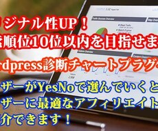 WPの診断チャートプラグインのマニュアル提供します オリジナル性が上がり、検索順位10位以内を目指せます。