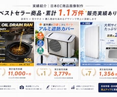 日本向けEC商品ページを一括制作しますます イメージ1
