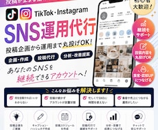 初心者向けSNS運用代行まるっとします イメージ1