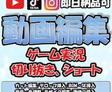 SNSPR動画/ショート•切り抜き動画編集致します イメージ1