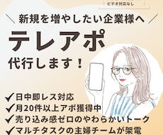 アポ率改善×分析付きのテレアポします 押し売りじゃなく、柔らかいテレアポ営業を。（ビデオなし）