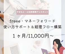 freee、マネーフォワードの使い方サポートします 会計ソフトがうまく使えているか自信のない方へ
