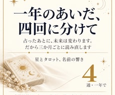 これから一年｜四回に分けてお届けします 専門用語なし｜三か月ごとに読み直す一年分
