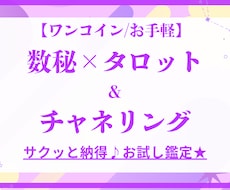 数秘＆タロット【ワンコイン】でお悩み解決します イメージ1