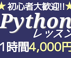 超実践型! Pythonを基礎から教えます イメージ1