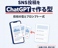 SNS投稿をChatGPTで作る型を作ります イメージ1