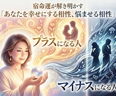 あなたのプラスになる人マイナスになる人占います イメージ1