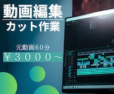 動画編集のカット作業を代行します イメージ1