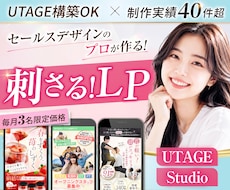 月3名限定！女性に刺さるセールスLPを制作します UTAGE構築も対応可・Studio・ペライチ｜修正無制限