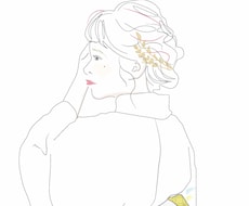 シンプルでお洒落な雰囲気似顔絵を描きます イメージ1