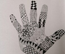 お好きな形のゼンタングル作ります イメージ1