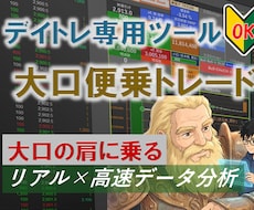 デイトレの大口動向を楽天RSSで可視化します 初心者でも大口の売買意図が読める！判断力を高める分析ツール