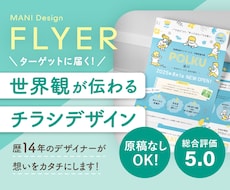 歴14年のプロデザイナーが高品質チラシ制作します イメージ1