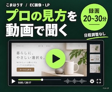 EC画像・LPの改善点を動画で解説します 日程調整なし。プロの見る順番と直す理由が分かる