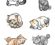お好みの猫ちゃん描きます イメージ1