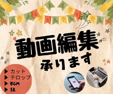 YouTube向け〻動画編集いたします サムネイル作成も対応可能です◎
