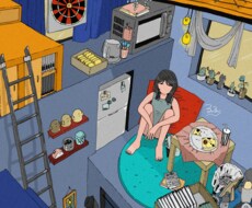 CDジャケットやMVに使えるイラストを描きます オシャレで密度の高い、目を引くイラストです！