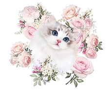 可愛いペットの写真を似顔絵に実写します イメージ1