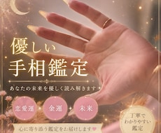 手相からあなたの金運を優しく鑑定します イメージ1