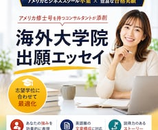 合格につながる海外大学院出願エッセイを作ります イメージ1