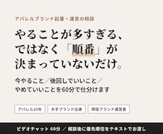 アパレルブランドの起業・売れない悩みを整理します イメージ1