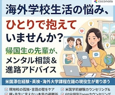 現役海外大生がメンタルサポートいたします イメージ1