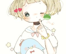 SNSで使えるアイコン描きます ゆる儚い絵柄が好きな方ぜひ☺︎ ︎