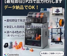 3Dプリンタでの出力代行します イメージ1