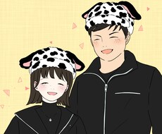 カップル似顔絵描きます イメージ1