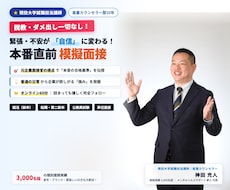 現役大学就職講師が本番直前！実践模擬面接をします イメージ1