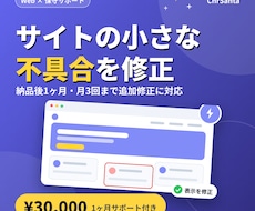 既存Webサイトの軽微な修正に対応します イメージ1