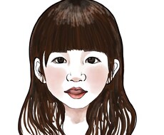シンプル水彩似顔絵描きます