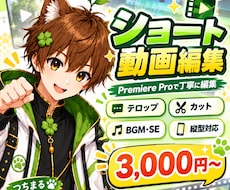 ショート動画を見やすく編集します イメージ1