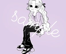 シンプルでゆるふわなイラストお描きします イメージ1