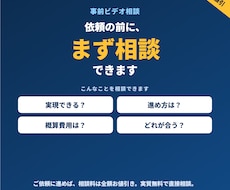 Web・AI開発の事前ビデオ相談を承ります ご依頼時は相談料を全額お値引き。実質無料で直接相談