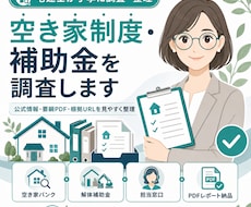 空き家制度・補助金を調査します 公式情報をもとに制度内容を見やすく整理