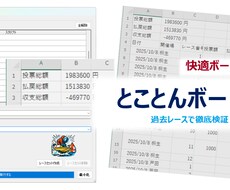 とことんボート君の検証用データをご提供します 過去データで買い方・条件を検証